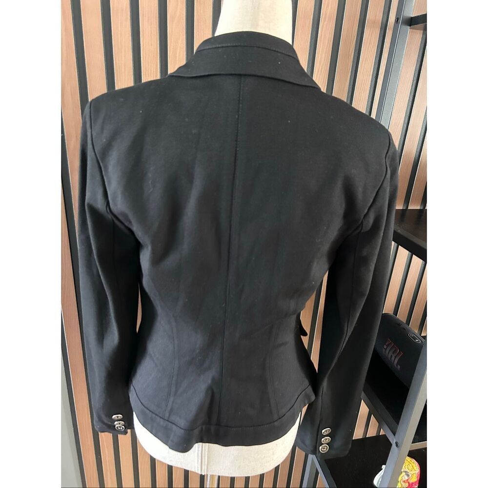 White House black market military style blazer front buttons stylish work attire - Picture 3 of 7